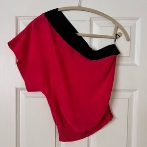 NWT one shoulder blouse